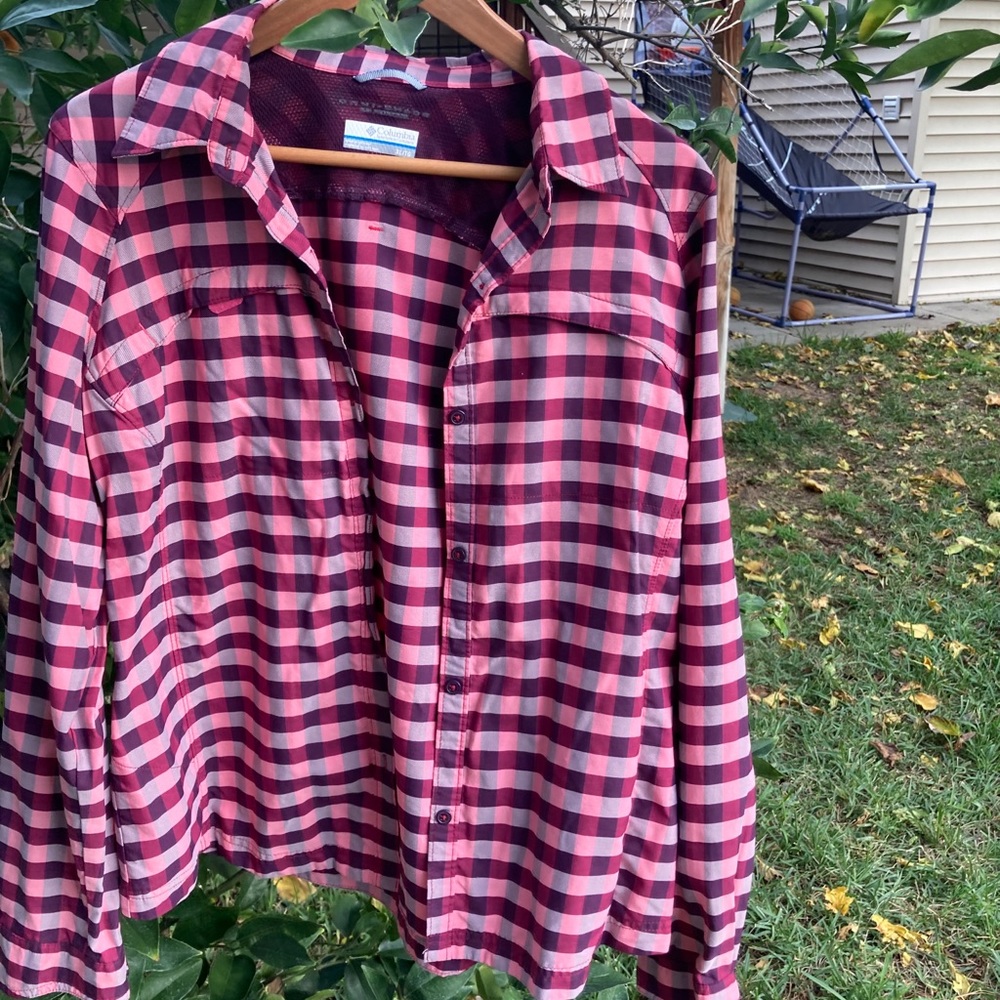 Sportswear plaid button up